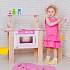 Деревянная кухня-трансформер для девочек - Ванильный смузи, с 16 аксессуарами  - миниатюра №10
